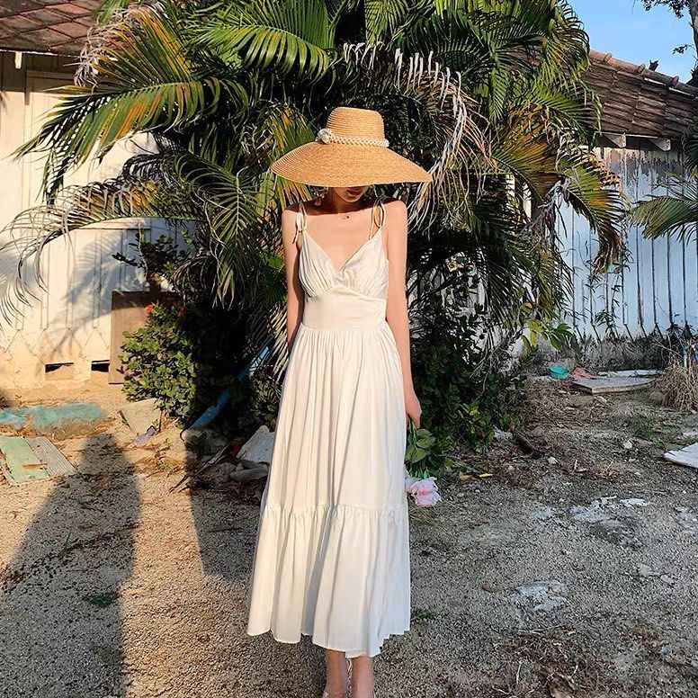 White Maxi Dress Women s Fashion Dresses Sets Dresses on