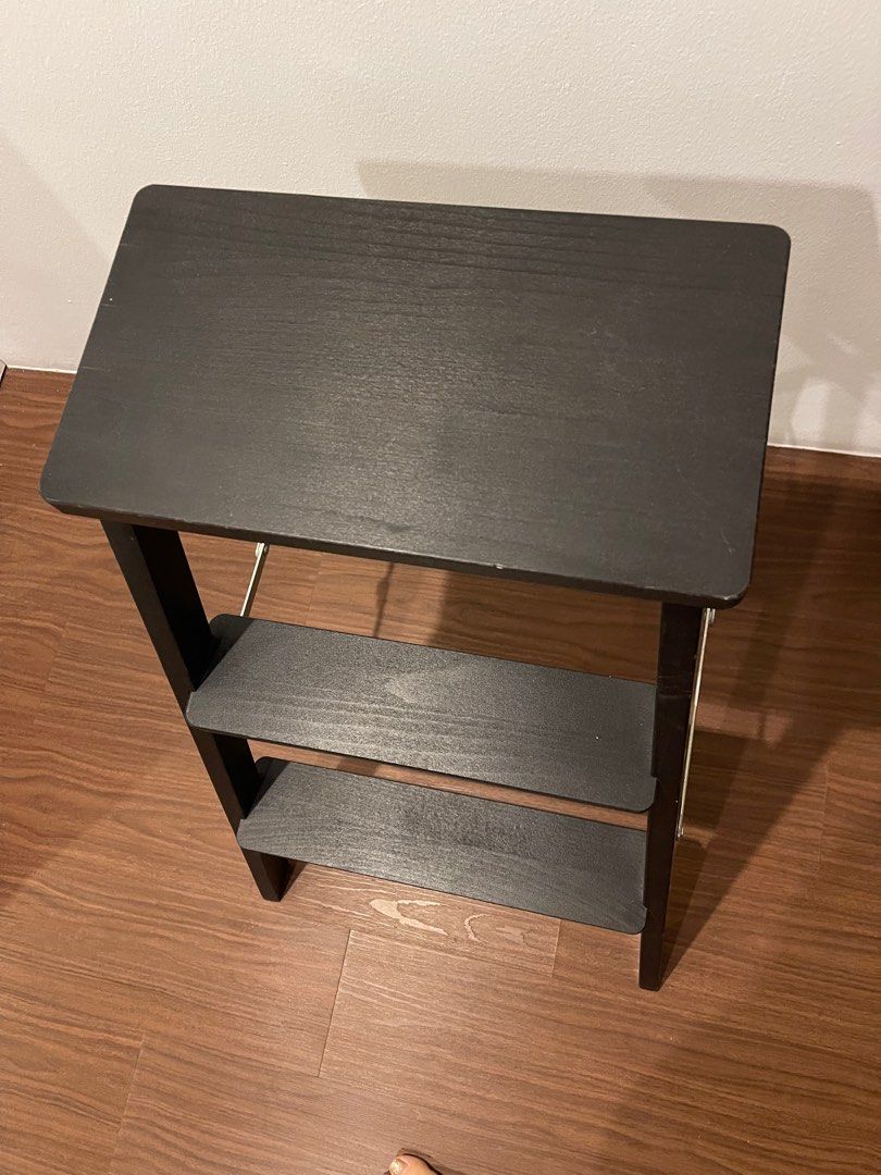 Wooden ladder 3 steps ikea, Furniture & Home Living, Home Improvement