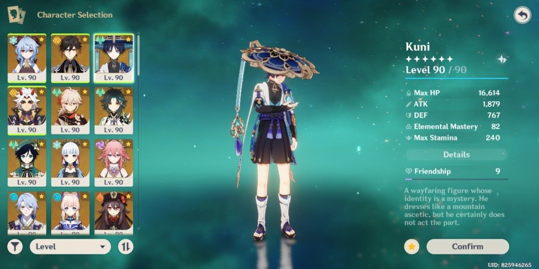 Compte Genshin Impact AR 59 |EU| 17 perso 5