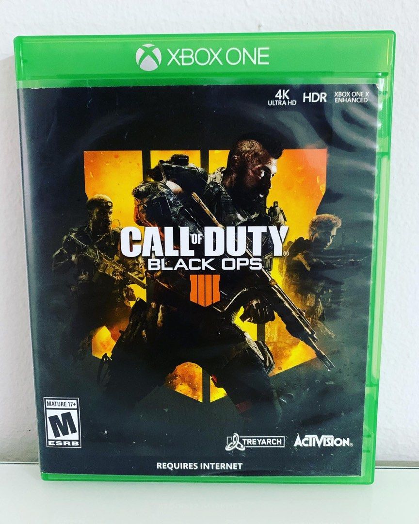 Xbox One Games Call Of Duty COD Black Ops 4, Video Gaming, Video Games, Xbox  on Carousell