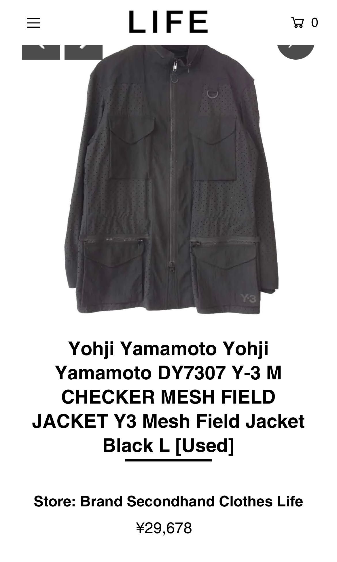 M CHECKER MESH FIELD JACKET｜ファッション