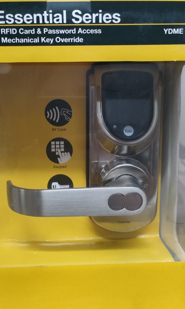 Yale YDME50 Digital Dead latch Door Lock, Furniture & Home Living