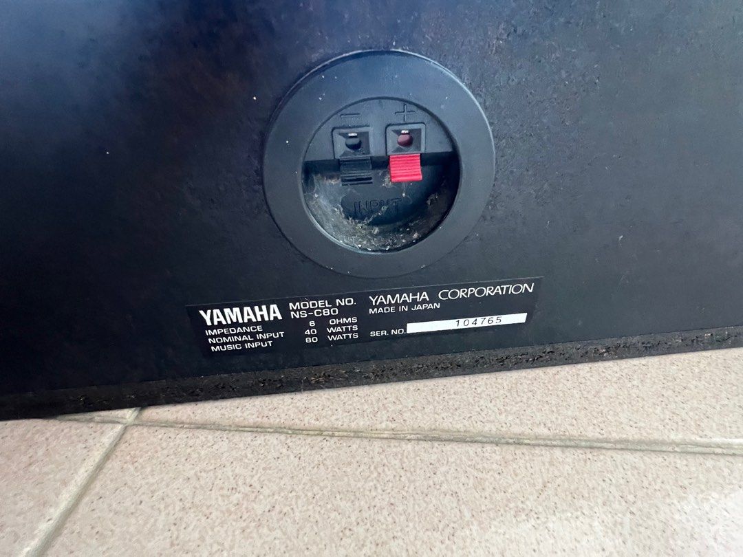 Yamaha center speaker NSC80, Audio, Soundbars, Speakers & Amplifiers on Carousell
