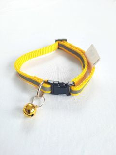 ⚜️Dog Collar w/ Bell Yellow (brand new)