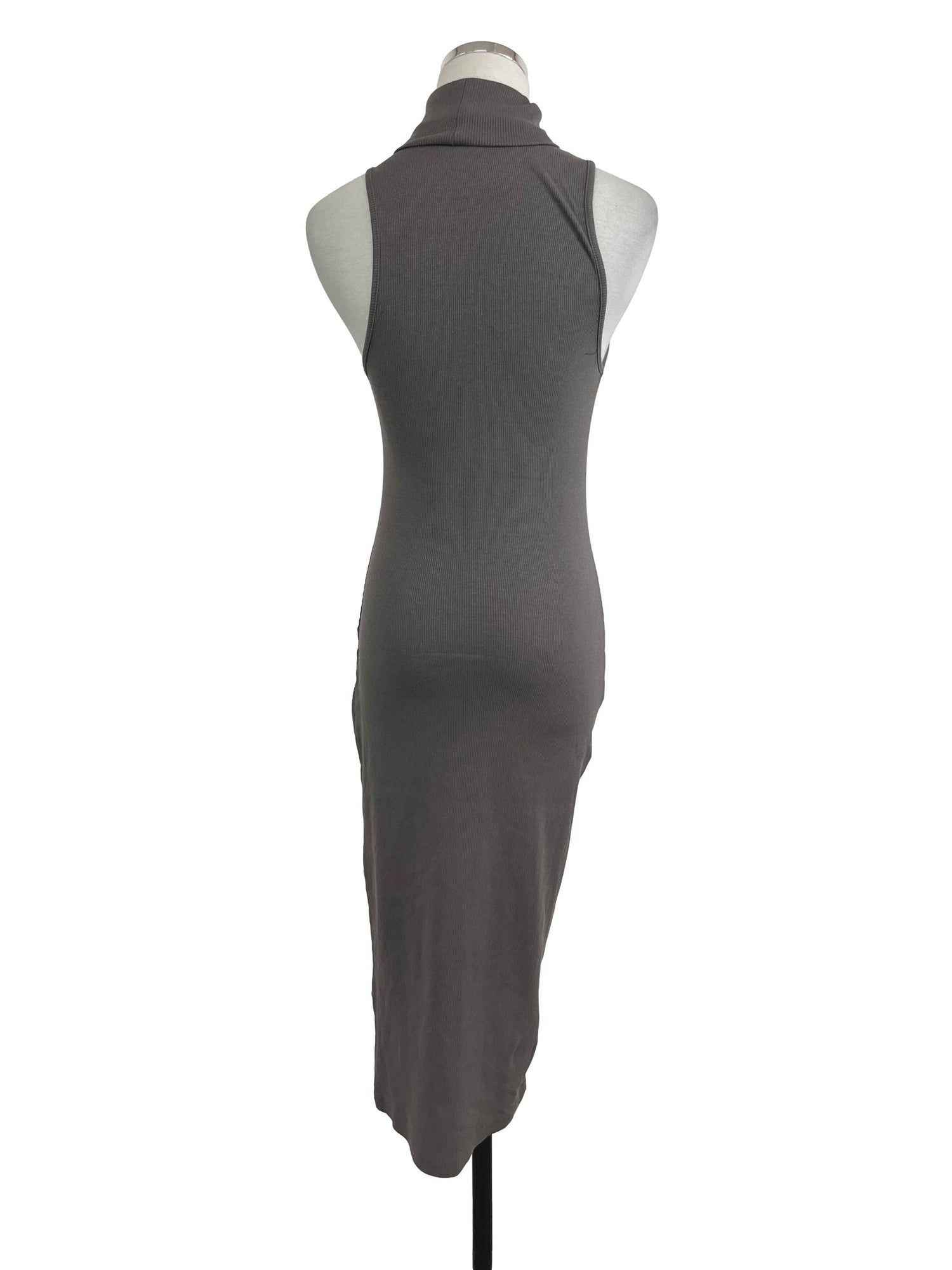 Zara Coral Grey Turtle Neck Bodycon Dress, Women's Fashion