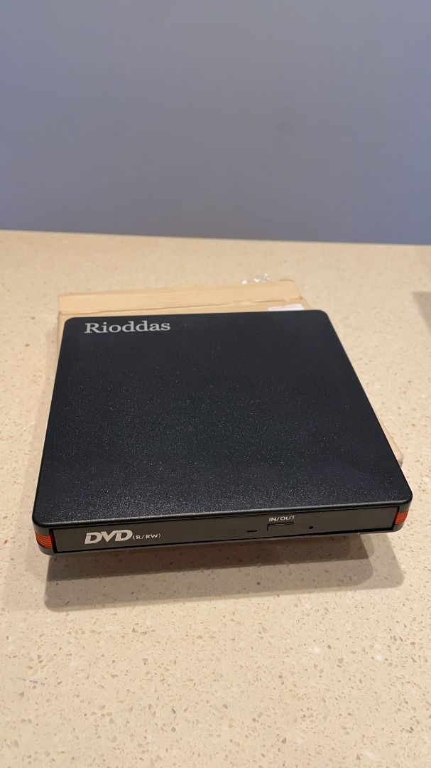 023) RIODDAS EXTERNAL CD DRIVE, USB 3.0 PORTABLE CD/DVD +/RW DRIVE