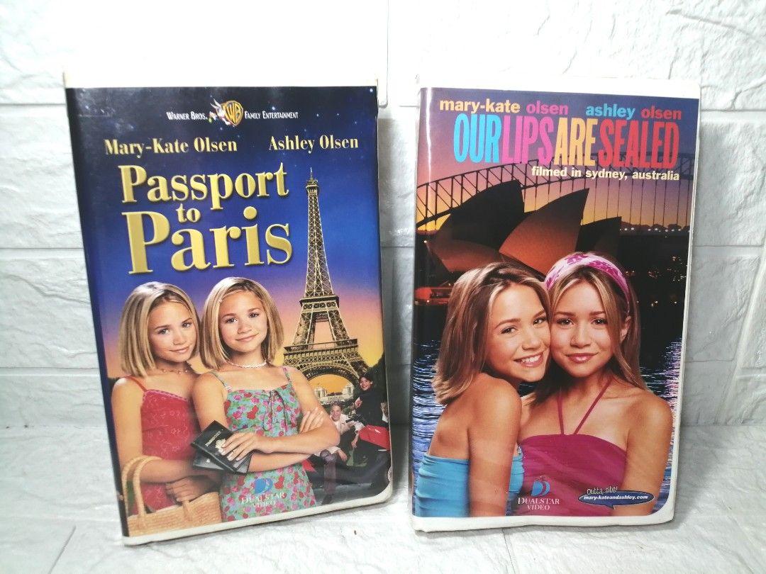 1999 / 2000 Mary-Kate & Ashley Olsen VHS Tapes Movies Films Passport to ...