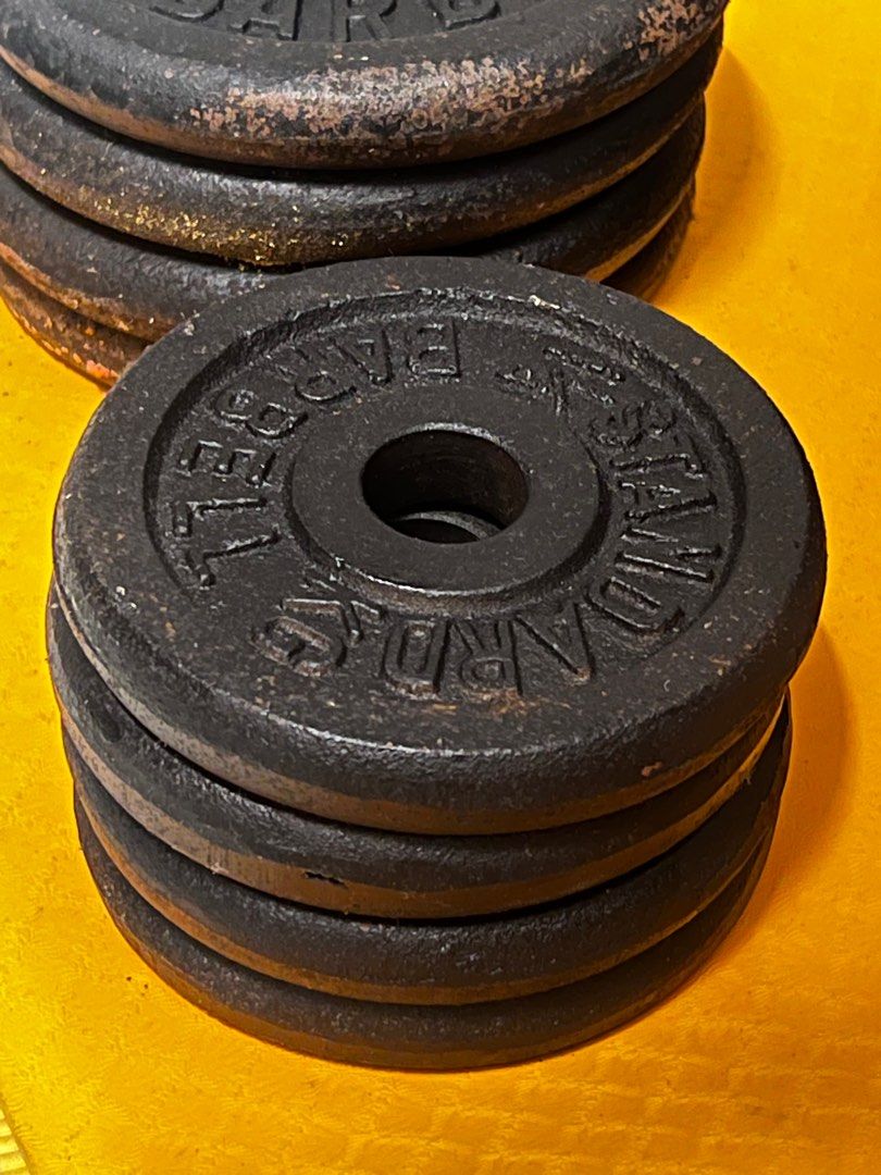 1kg 2.5kg Weight Plates 1 inch, Sports Equipment, Exercise & Fitness, Weights & Dumbbells on