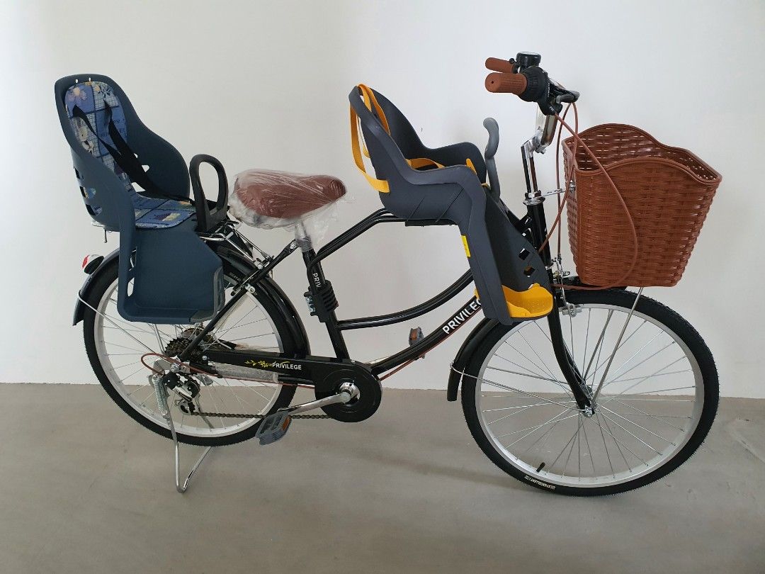 Ladies bike with child seat for sale sales