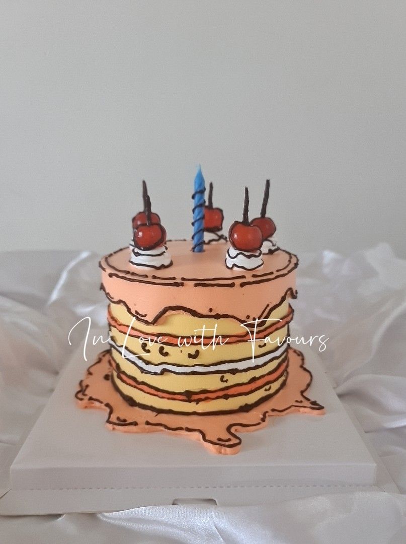 Birthday cake with Cedar tree in background, detailed, | Stable Diffusion |  OpenArt