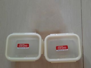 730ml pyrex glass lunchbox with divider