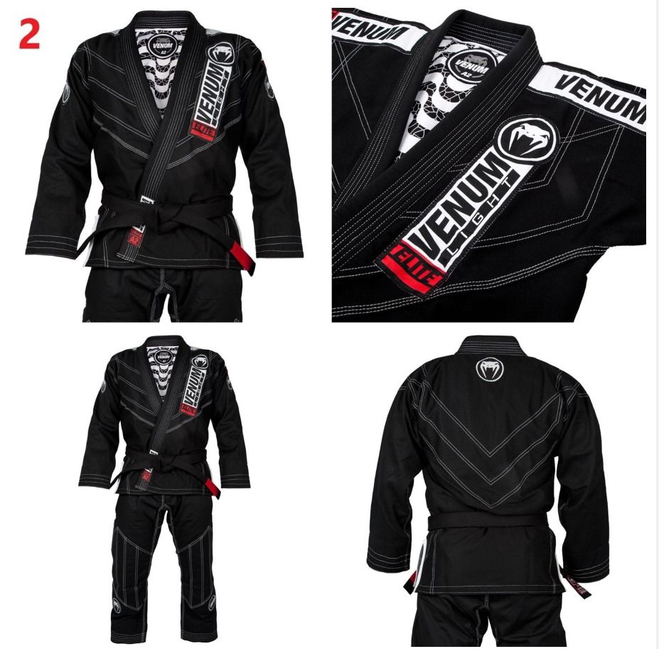 🐧柔術袍#1 Venum ELITE LIGHT 黒色(Size A1) / #2 Venum ELITE LIGHT 