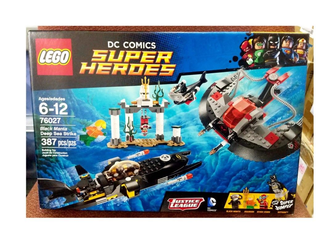 全新末開LEGO DC COMICS SUPER HEROES 76027 Black Manta Deep Sea