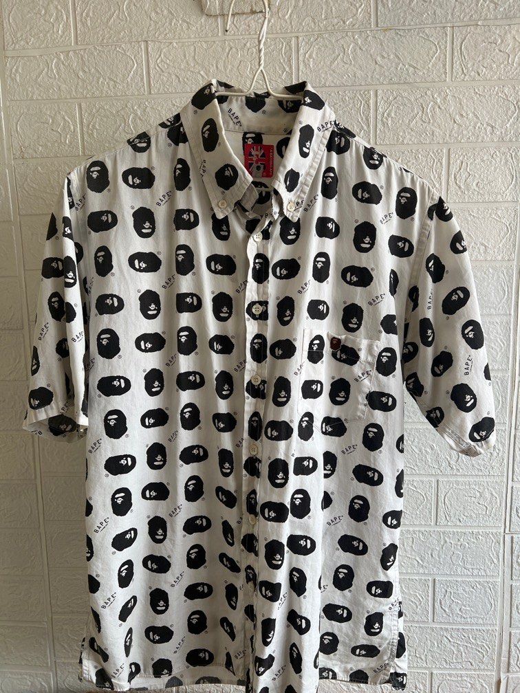 A Bathing Ape 短裇M size, 男裝, 上身及套裝, T-shirt、恤衫、有領衫