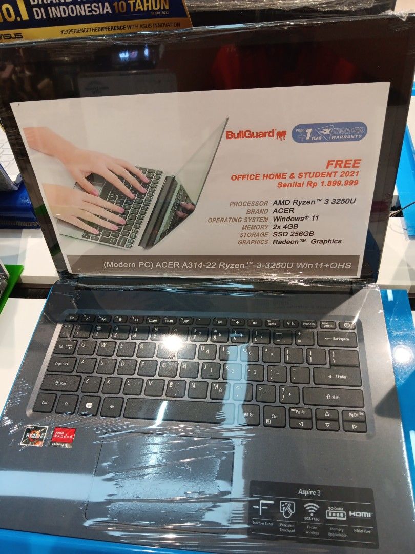 Acer Laptop AMD Ryzen 3 3250U, Elektronik, Komputer, Laptop di Carousell