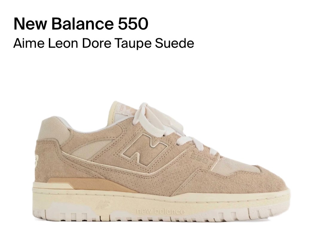 550 Aime Leon Dore Taupe Suede