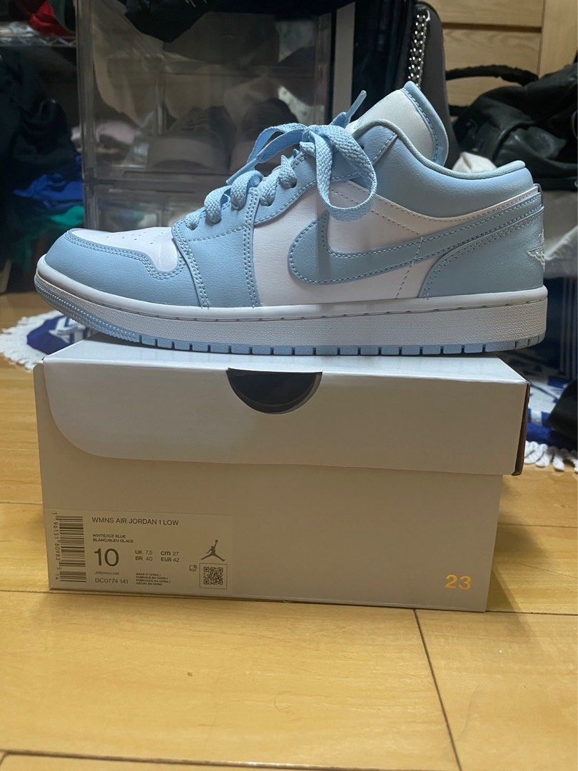 Air Jordan 1 Low 喬丹低筒寶寶藍DC0774-141, 他的時尚, 鞋, 休閒鞋在