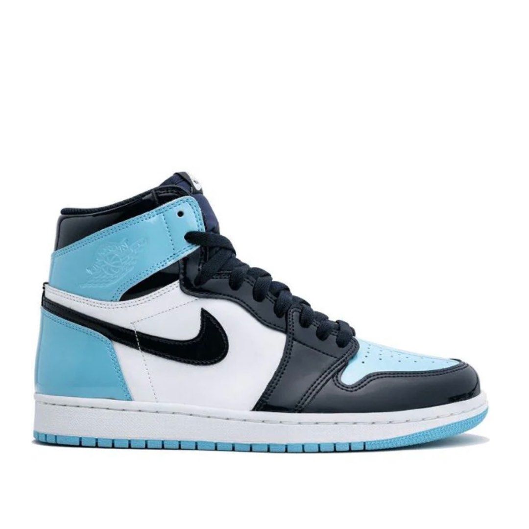New patent leather jordans top