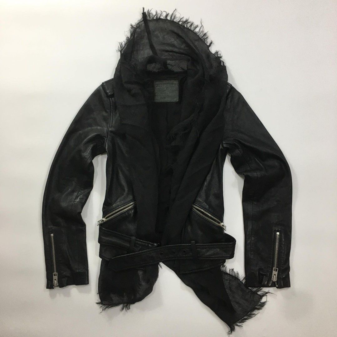 All saints limited edition leather cheap jacket