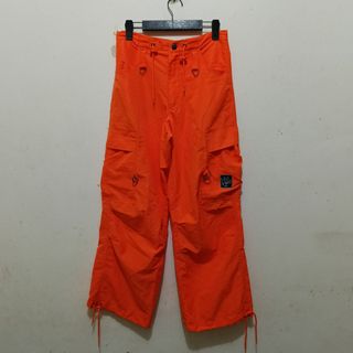 Readystock red long pants man swag hip hop many pockets, Men's Fashion,  Bottoms, Joggers on Carousell