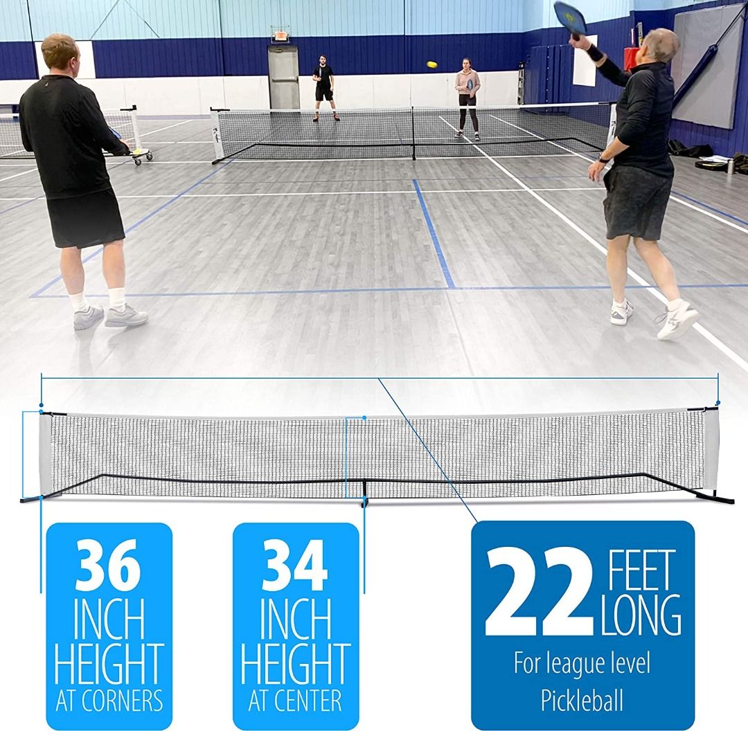 Anything Sports Pickleball Set (Category: Racket and Ball Sports) located in Pasay City. Submitted by jen.pen (Listing ID 1231487038, Image 1). Description: Anything Sports Pickleball Set HIGHEST QUALITY: The net, paddles and balls are championship level quality. Paddles are carbon fiber graphite, the highest quality pickleball paddles sold. EASY SETUP: Setting up the net is a breeze, parts "click" together and setup takes no more than 5 minutes.