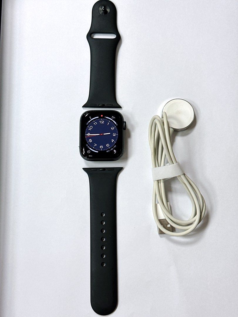 Apple Watch SE GPS 44mm A2352 鋁金屬太空灰錶帶（8.5成新）另～高價