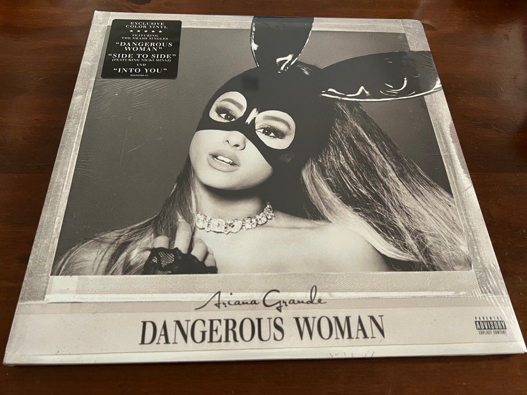 Ariana Grande - Dangerous Woman. Purple/Black Swirl offers Vinyl Limited. Free Shipping