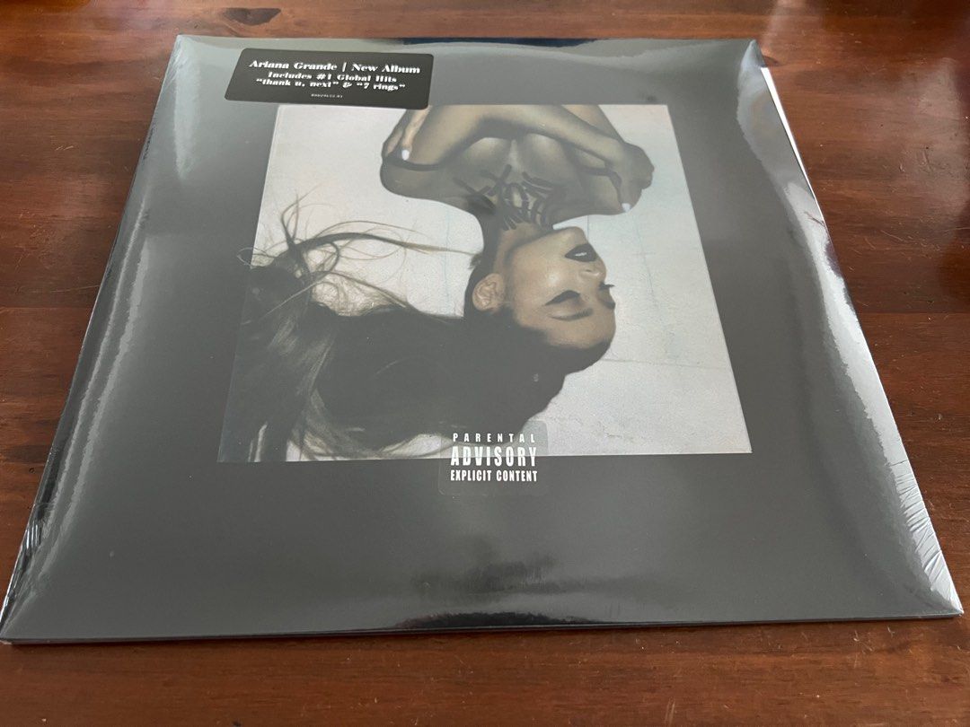 Ariana Grande Thank U, Next Vinyl 2 x LP spilt clear/pink brand new