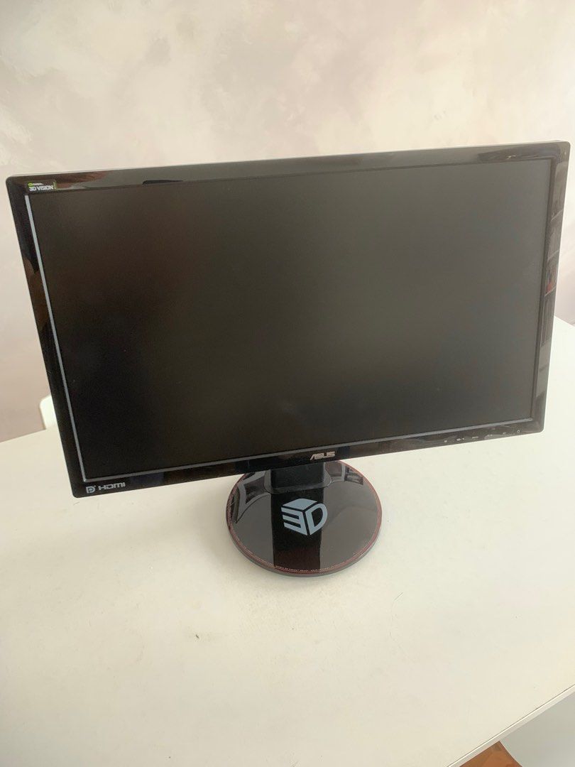 ASUS 24” Monitor VG248QE-J 1080p FHD, 電腦＆科技, 桌上電腦- Carousell