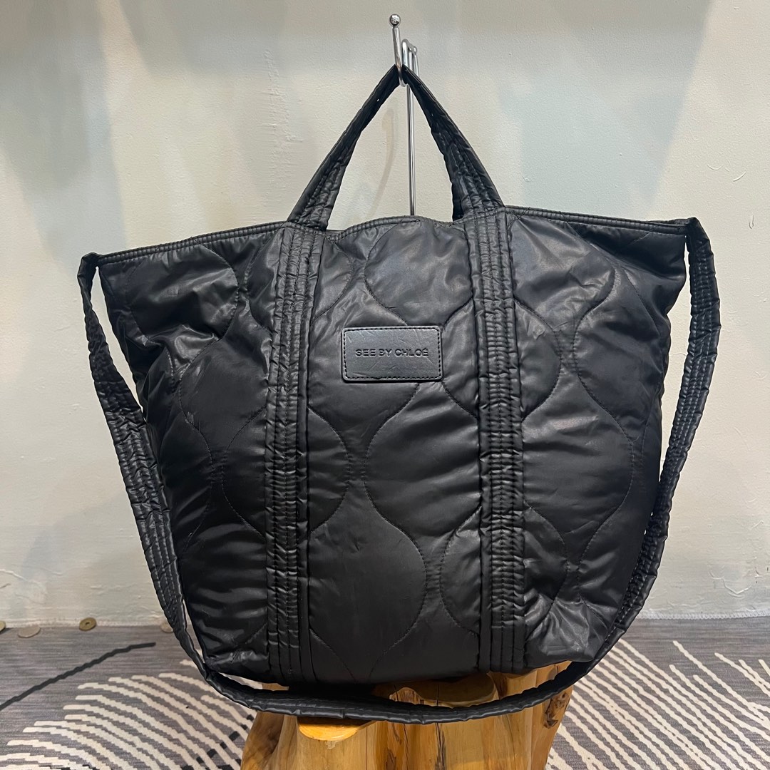 AUTH SEE BY CHLOE PUFFER TWO-WAY BAG on Carousell