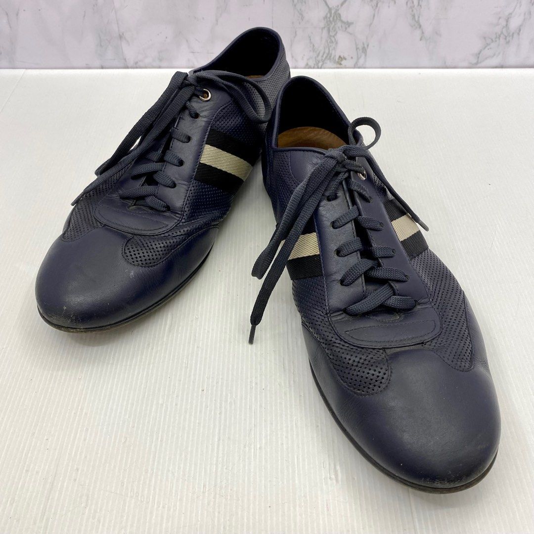 Bally perforated sneakers clearance