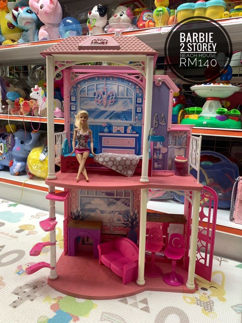 Barbie 2 story beach house best sale