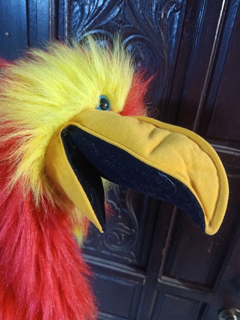 BEAUTIFUL COLORFUL BIRD HAND PUPPET on Carousell
