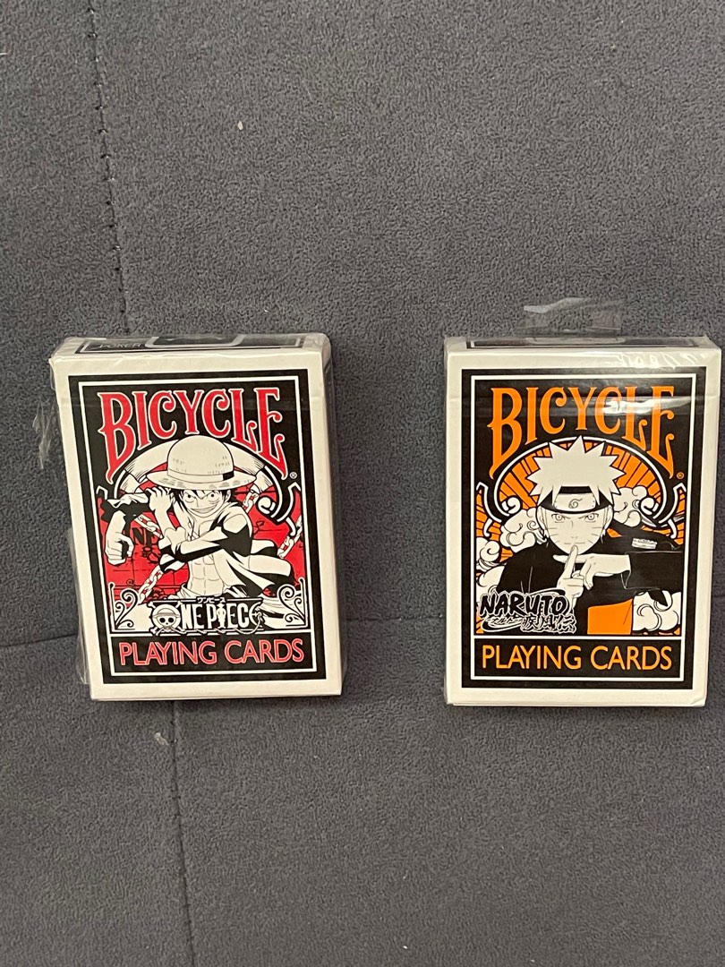 Bicycle playing card One Piece & Naruto, Hobbies & Toys, Toys & Games on Carousell