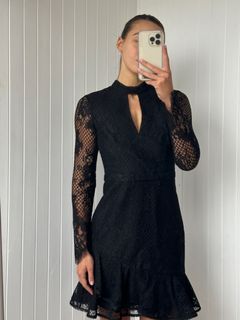 Black L/S dress