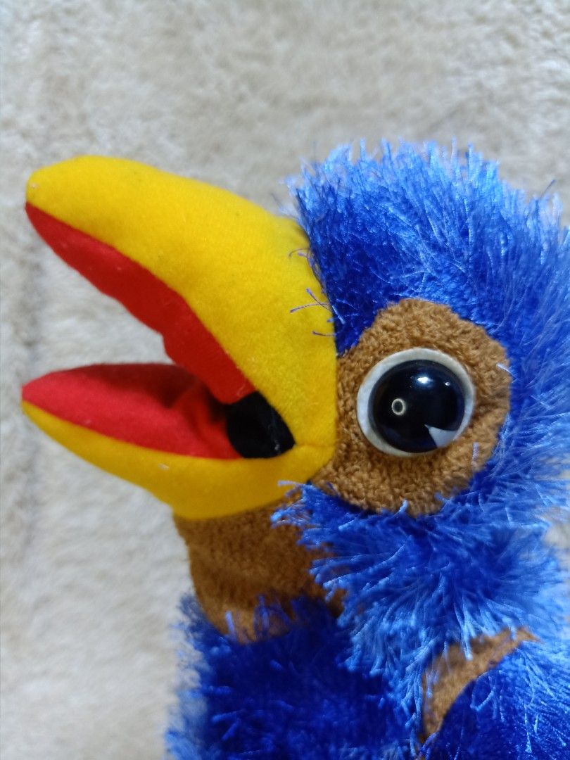 BLUE BIRD HAND PUPPET on Carousell