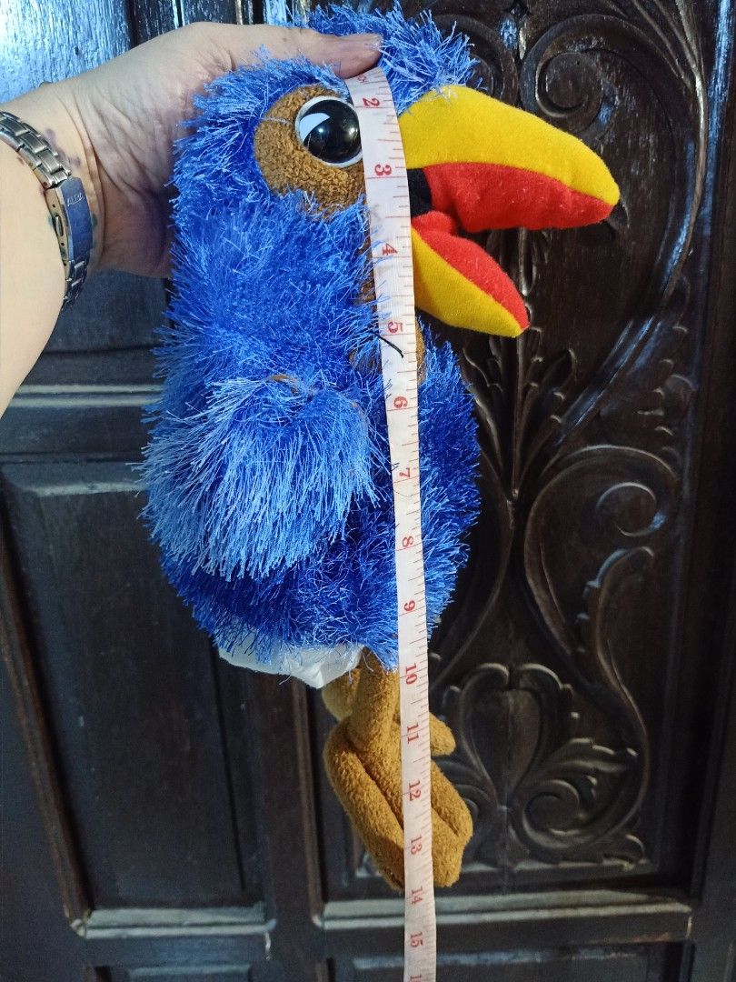 BLUE BIRD HAND PUPPET on Carousell