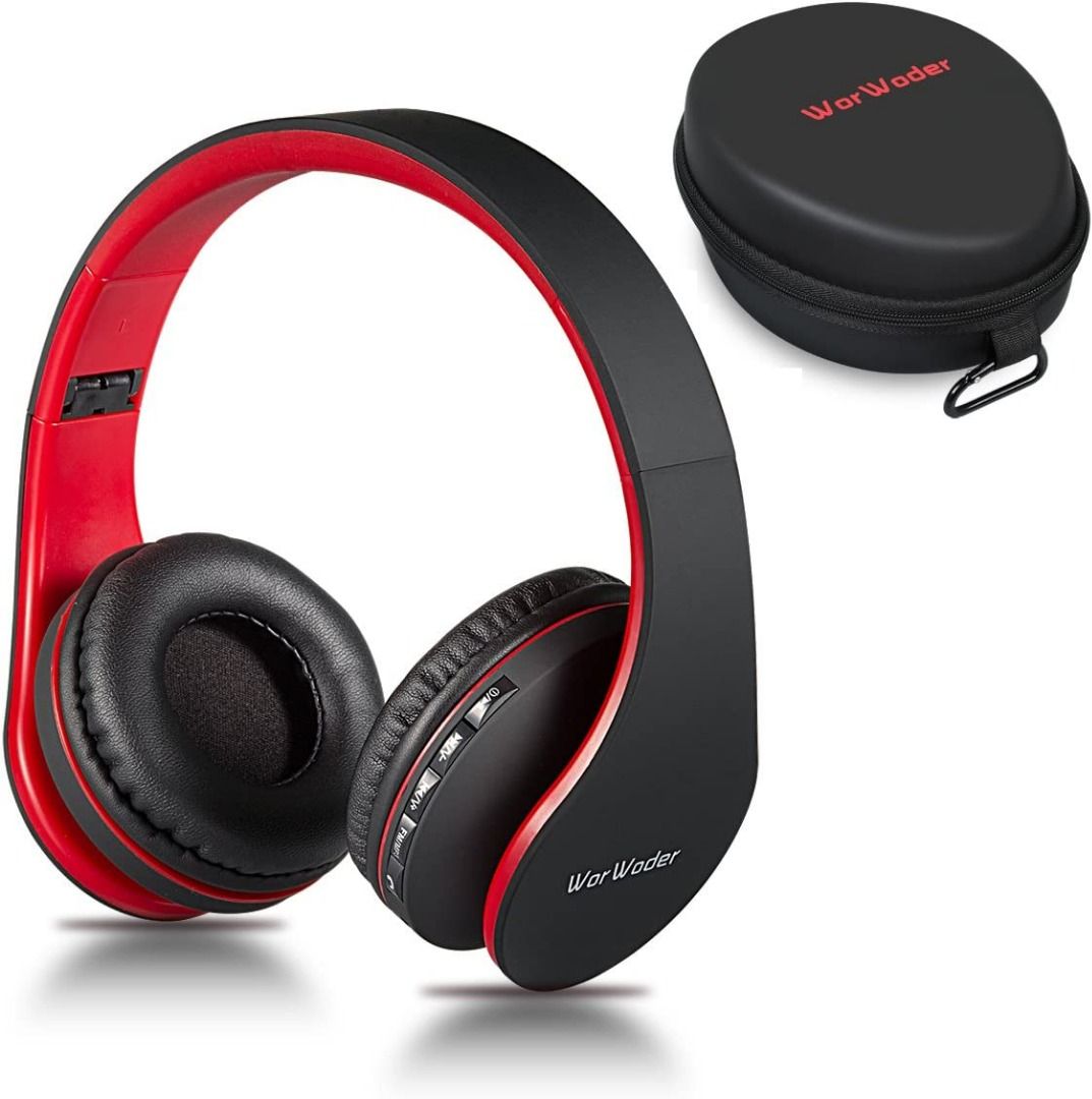 Bluetooth Headphones Over Ear WorWoder Hi Fi Stereo Wireless