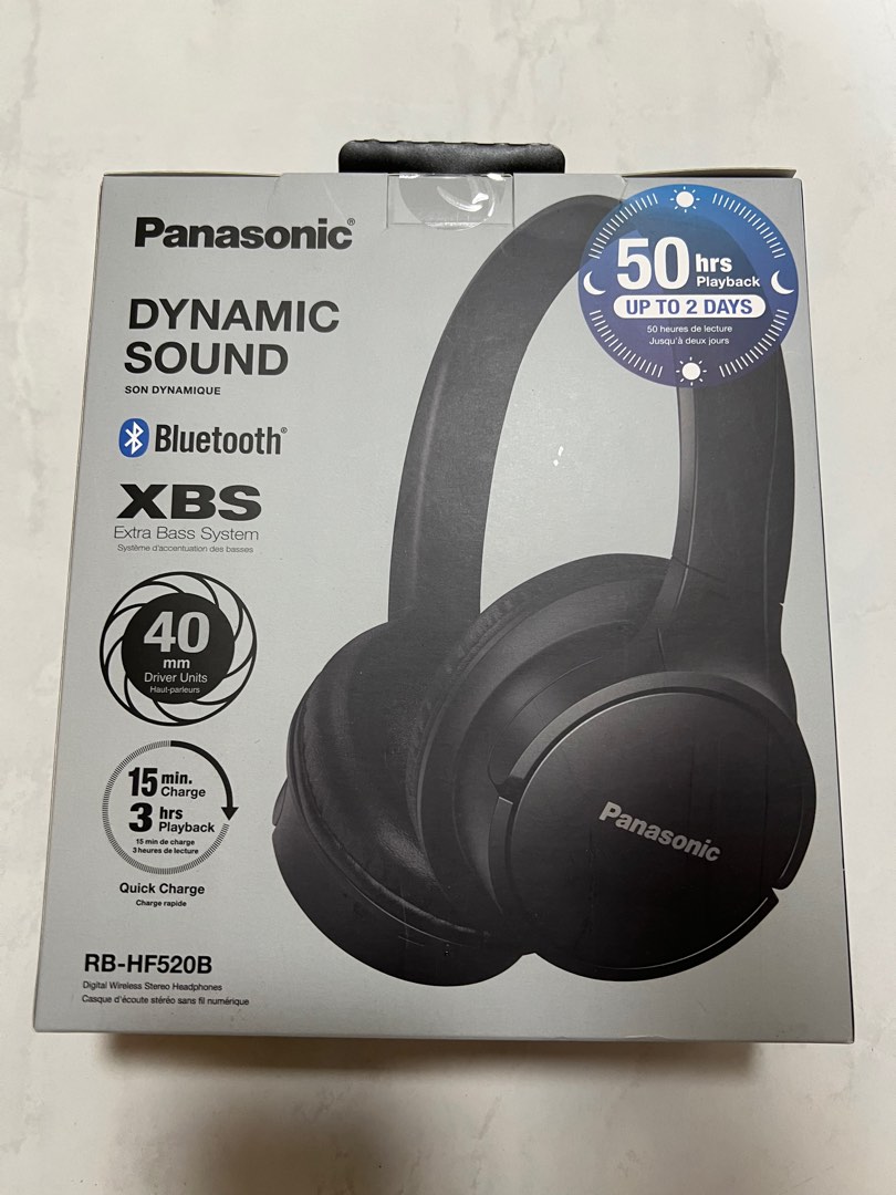 Brand new Panasonic RBHF420B Bluetooth Headset (Black), Audio