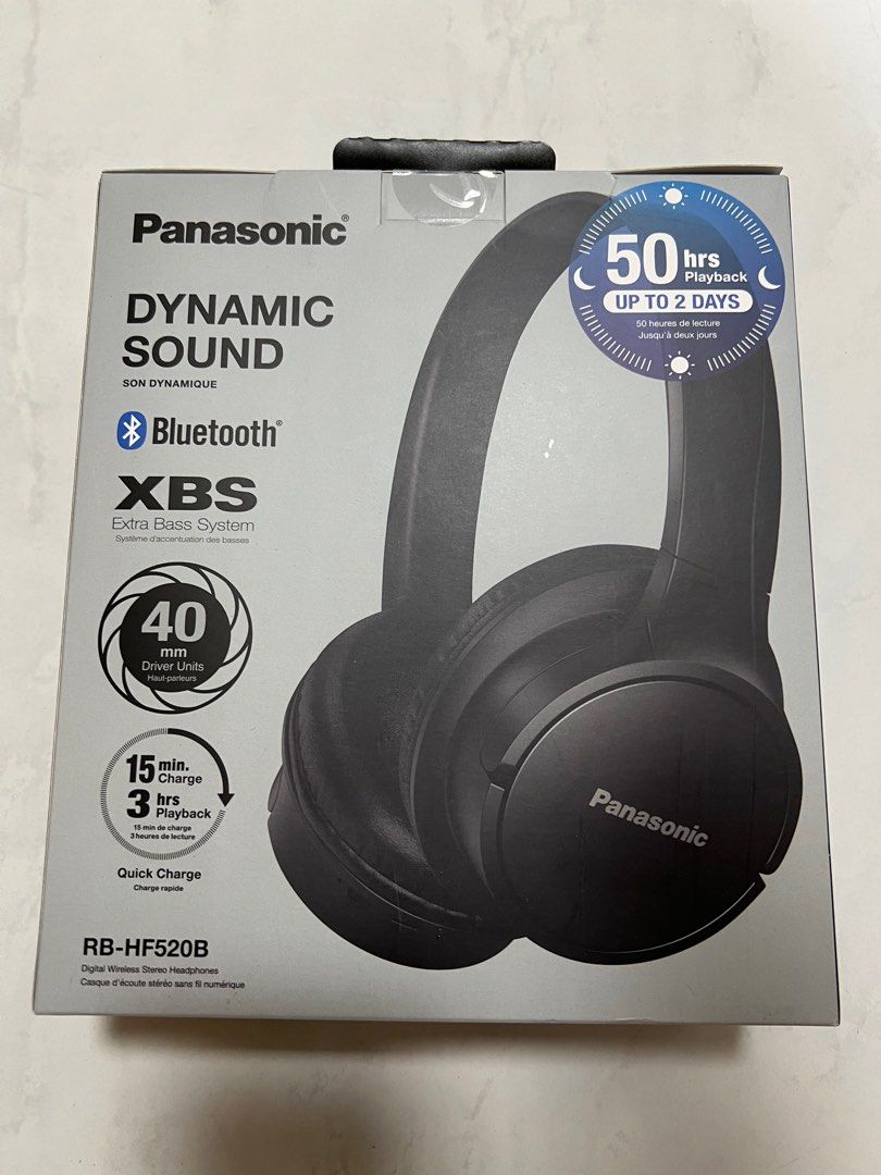 Brand new Panasonic RBHF420B Bluetooth Headset (Black), Audio