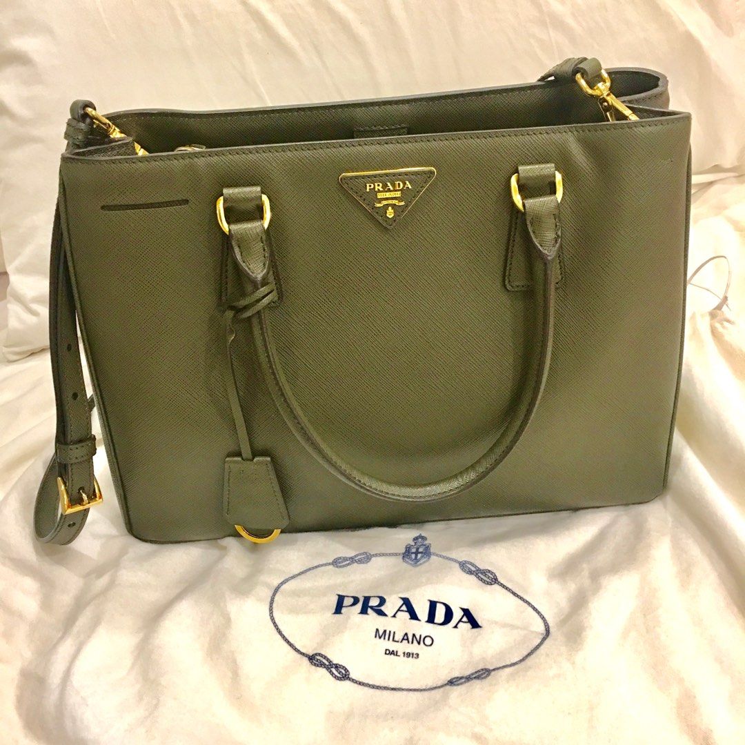 PRADA SAFFIANO SLING BAG COMPLETE, Luxury, Bags & Wallets on Carousell