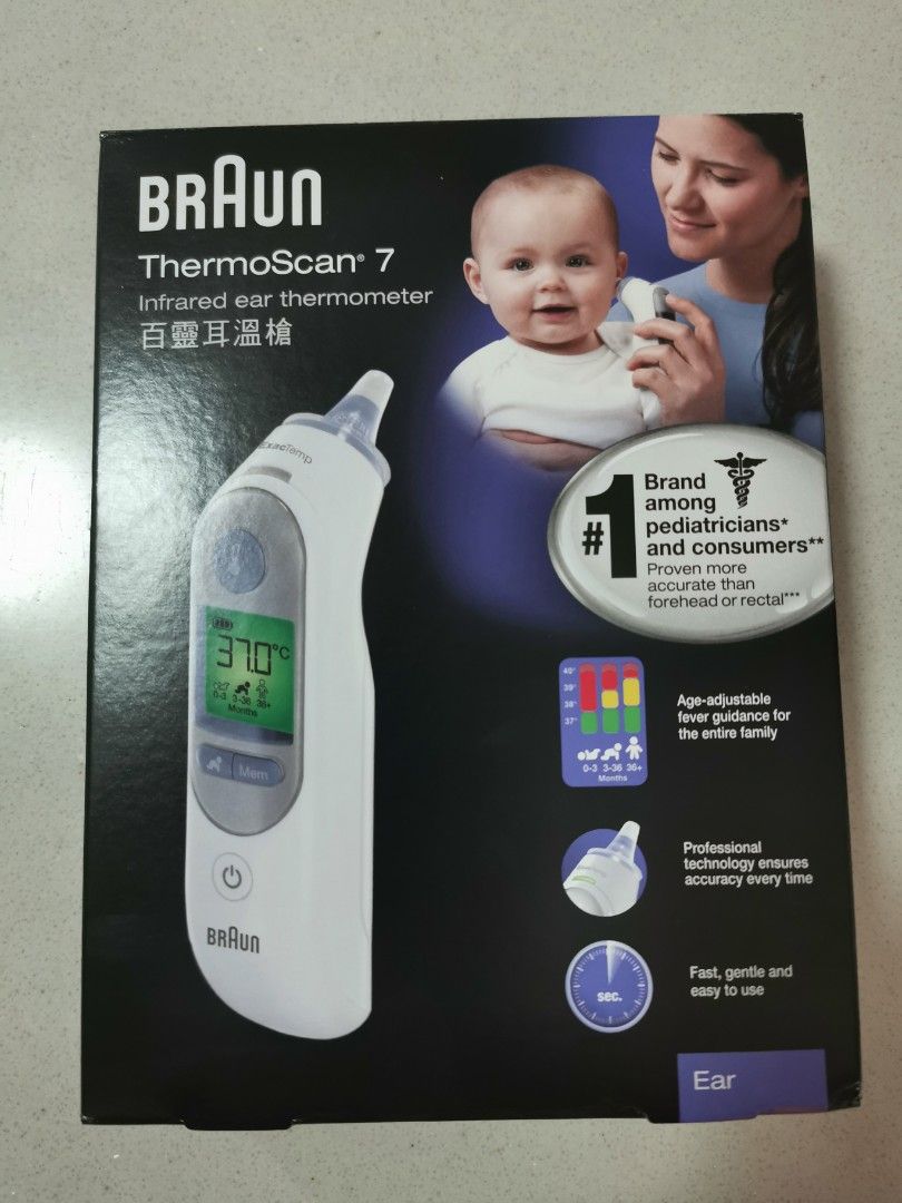 Braun Ear Thermometer IRT6520, Health & Nutrition, Thermometers on