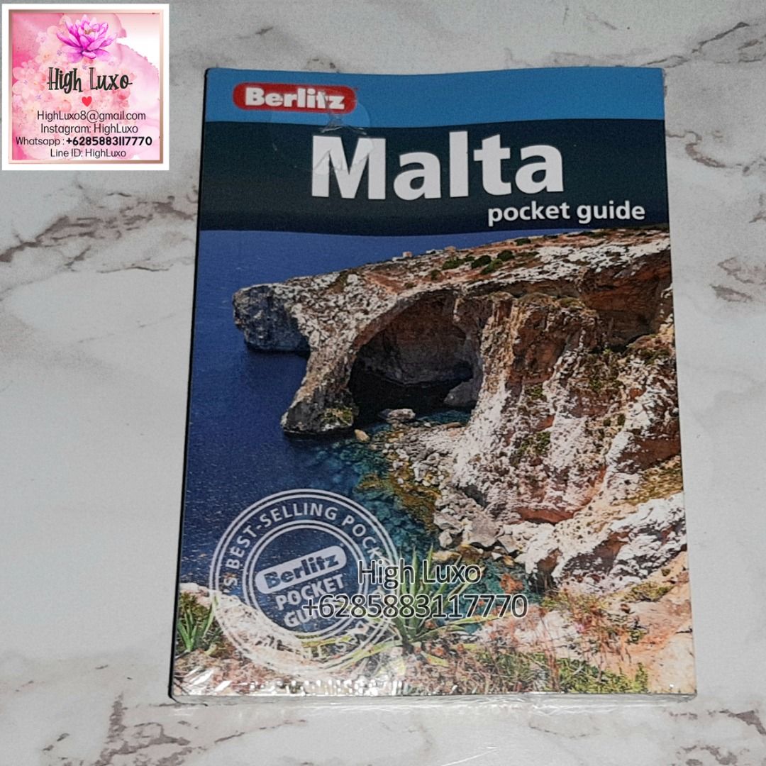 Buku Travel Berlitz Malta Pocket Guide ENGLISH BOOK ISLAND PULAU EUROPE ...