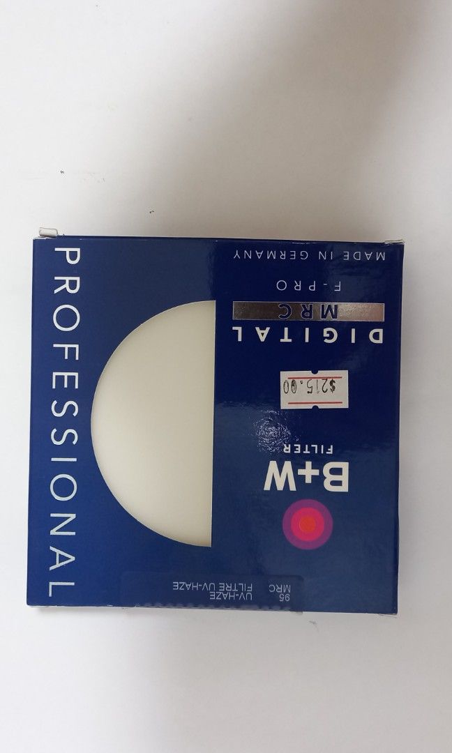 B+W filter Digital MRC FPRO dia 95mm, Photography, Lens & Kits on