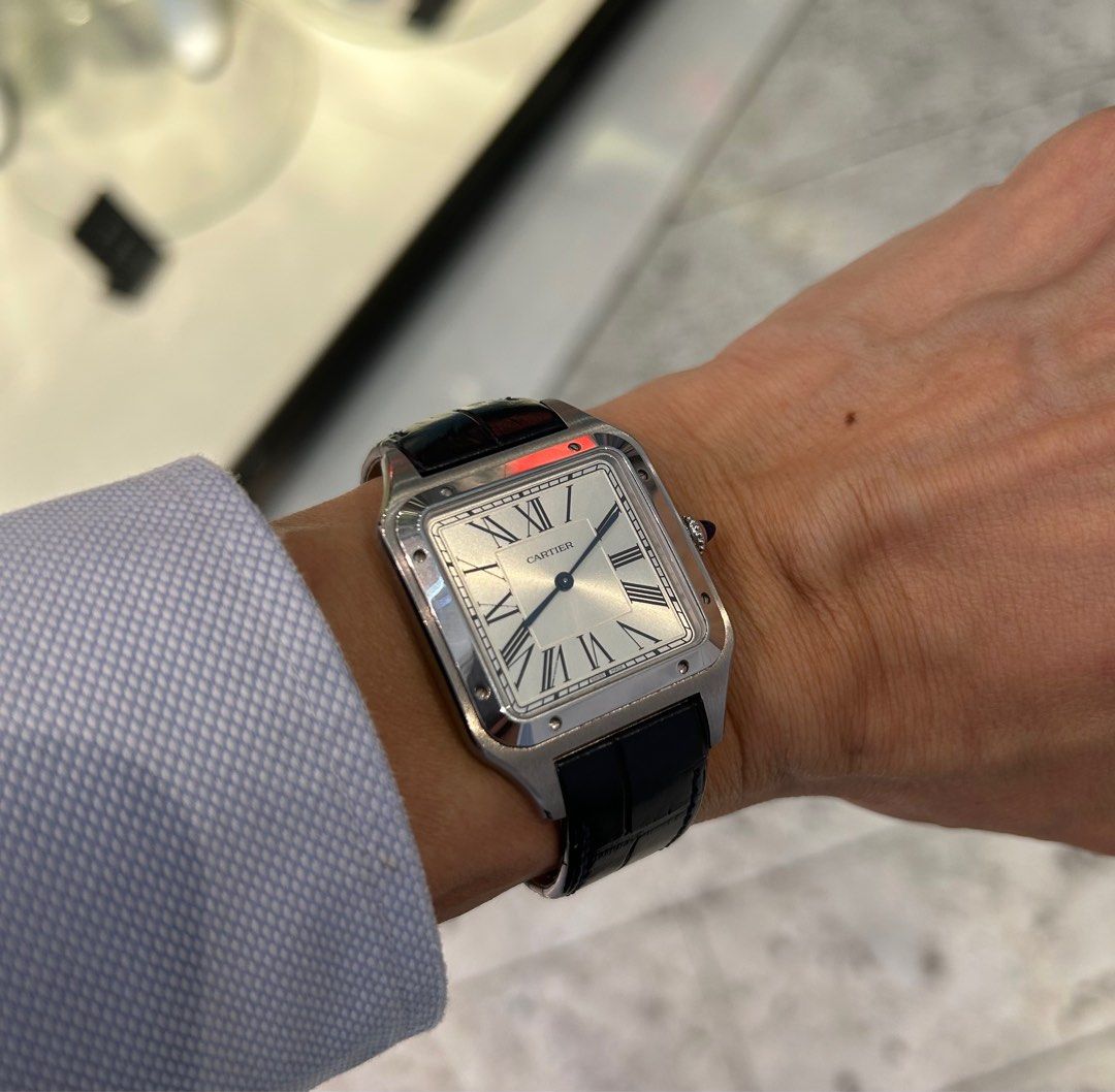 Cartier santos dumont manual wind Luxury Watches on Carousell