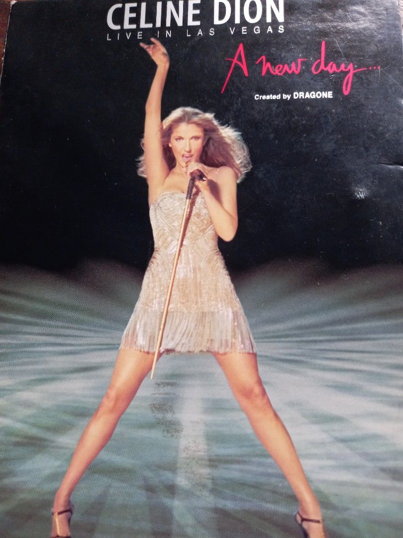 Celine dion live in las vegas (Category: Western Merchandise) located in Mandaluyong City. Submitted by bonzen21 (Listing ID 1231500422, Image 1). Description: collectors item for celine diom fans out there...a new day concert pm for more info.