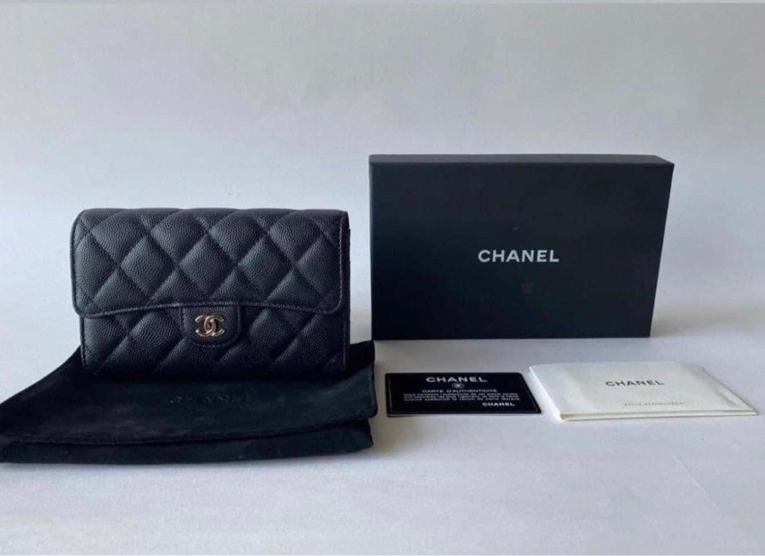 Chanel Classic Trifold Medium Caviar Wallet (Category: Luxury Bags & Wallets) located in Manila. Submitted by bagislifeshop (Listing ID 1231517184, Image 1). Description: .