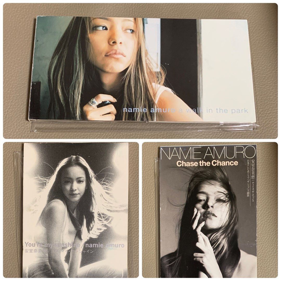 安室奈美惠$100三隻/8cm 3吋cd single細碟/chase the chance/you're my 