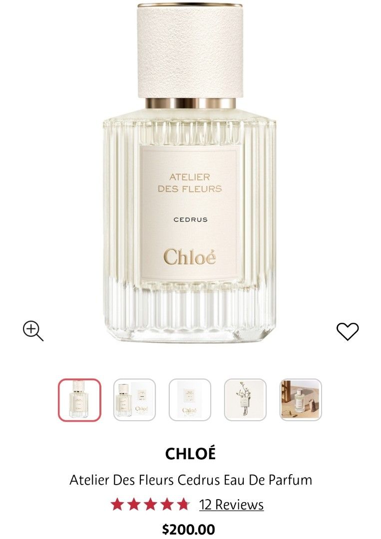 Chloe - Atelier Des Fleurs Cedrus EDP (50ml), Beauty & Personal Care ...