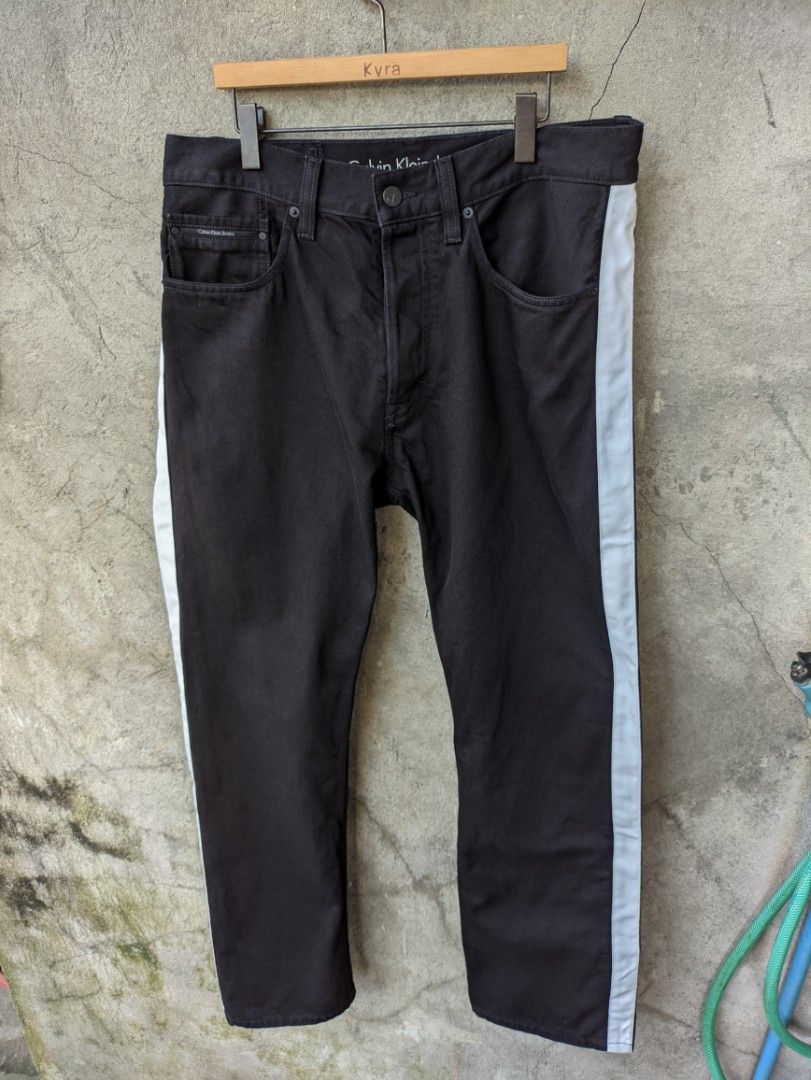 Calvin klein online side stripe jeans